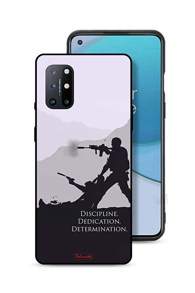 غطاء حماية لهاتف OnePlus 8T 5G بتصميم انضباط وتفانٍ وتصميم