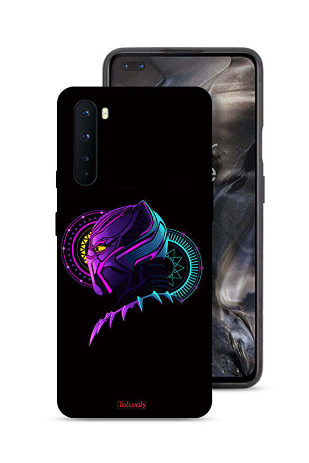 غطاء حماية لهاتف OnePlus Nord، رسم فني رقمي بسيط عالي الدقة