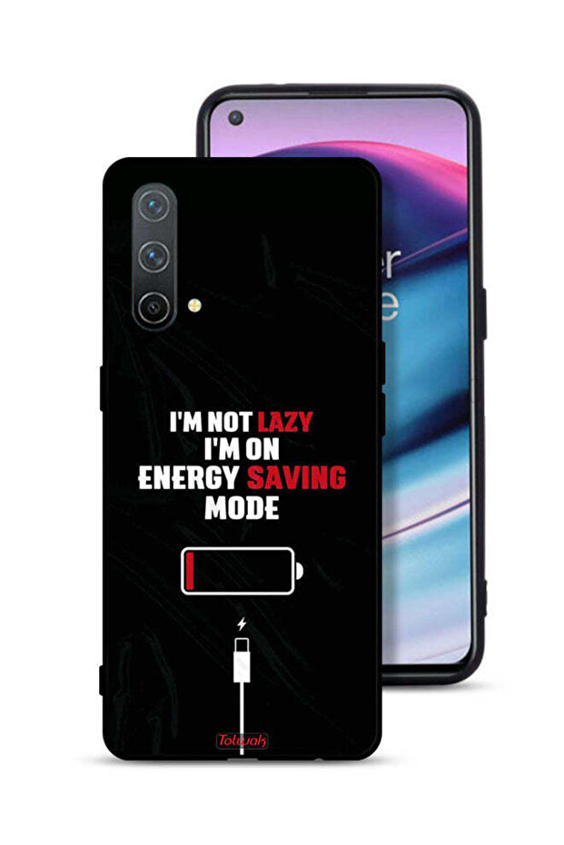 غطاء حماية OnePlus Nord CE 5G أنا لست كسولاً، أنا في وضع توفير الطاقة