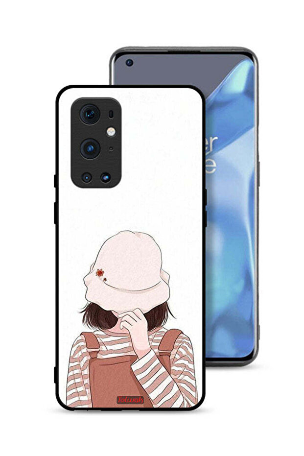 غطاء حماية لهاتف OnePlus 9 Pro 5G مع غطاء للوجه من القبعة