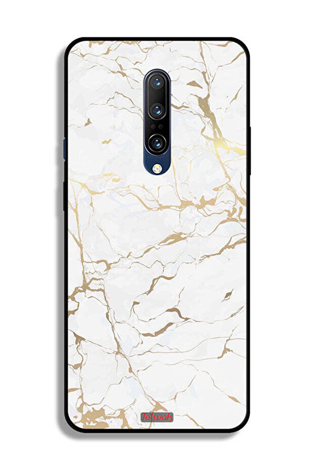 غطاء حماية لهاتف OnePlus 7 Pro بنمط رخامي - 2
