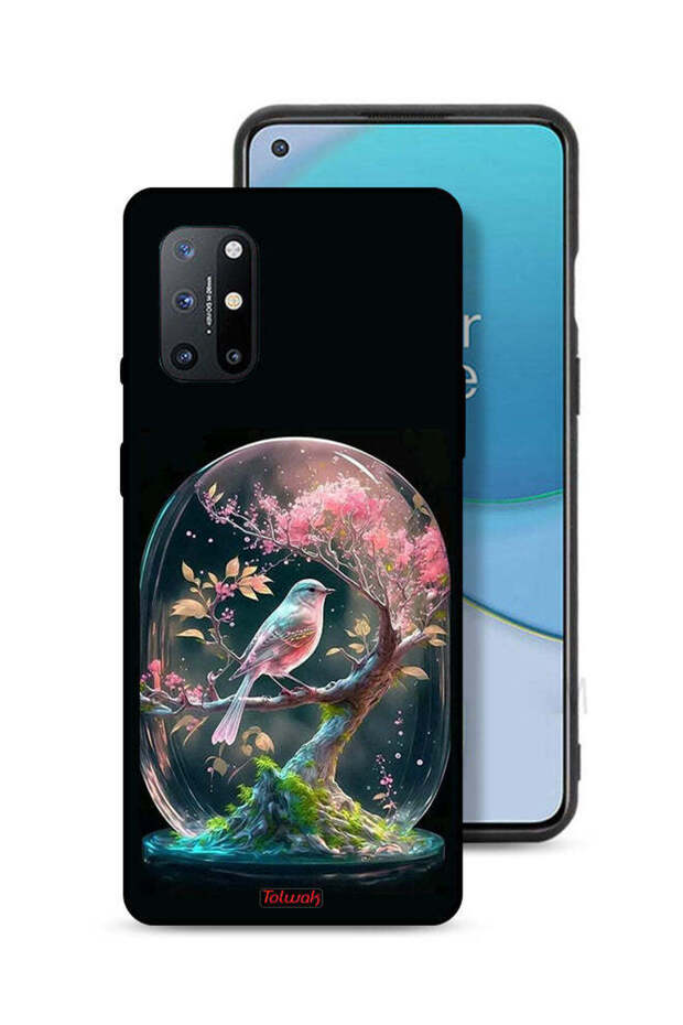 غطاء حماية لهاتف OnePlus 8T 5G بتصميم Bird In Jarr
