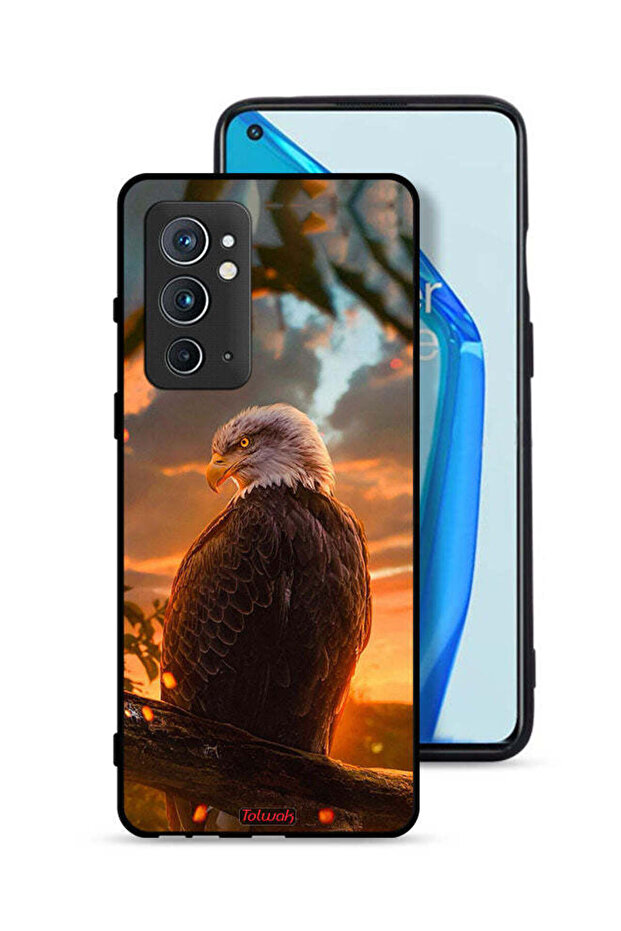غطاء حماية لهاتف OnePlus 9RT 5G بتصميم النسر - 1