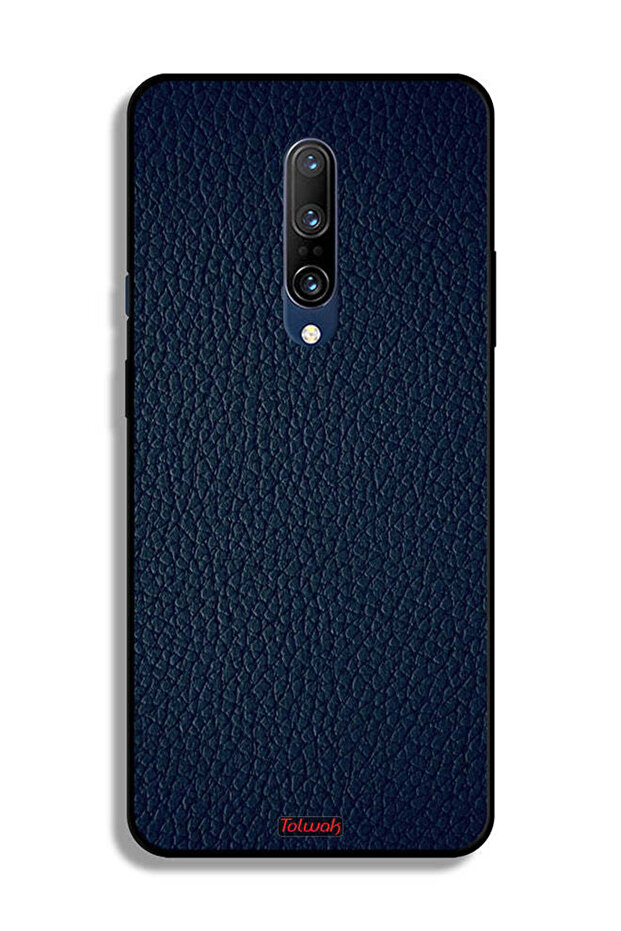 غطاء حماية جلدي بنمط لهاتف OnePlus 7 Pro - 2