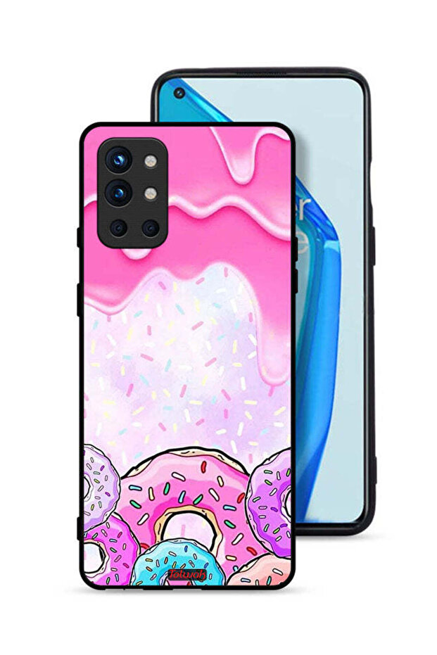 غطاء حماية لهاتف OnePlus 9R 5G بألوان الدونات