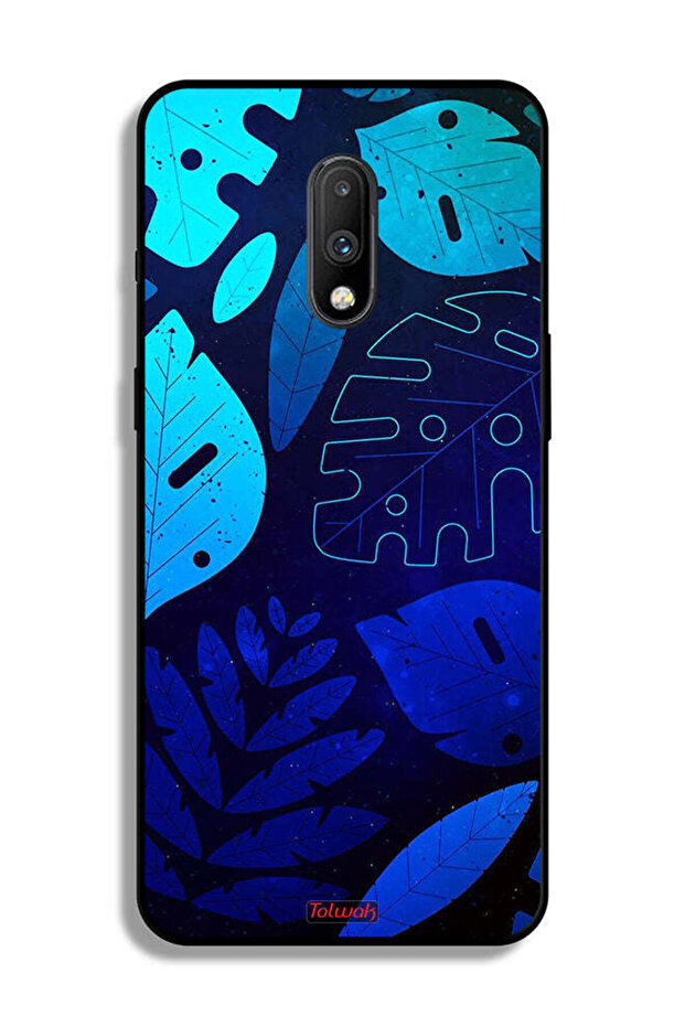 غطاء حماية لهاتف OnePlus 7 بنقشة أوراق الشجر - 2