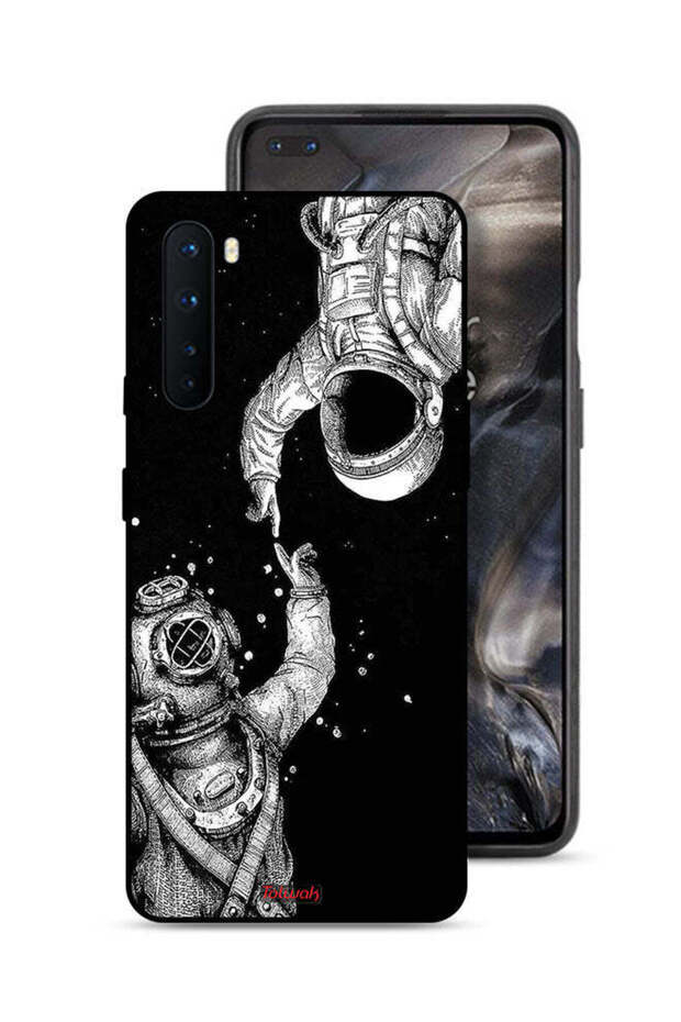 غطاء حماية لهاتف OnePlus Nord بتصميم رواد فضاء