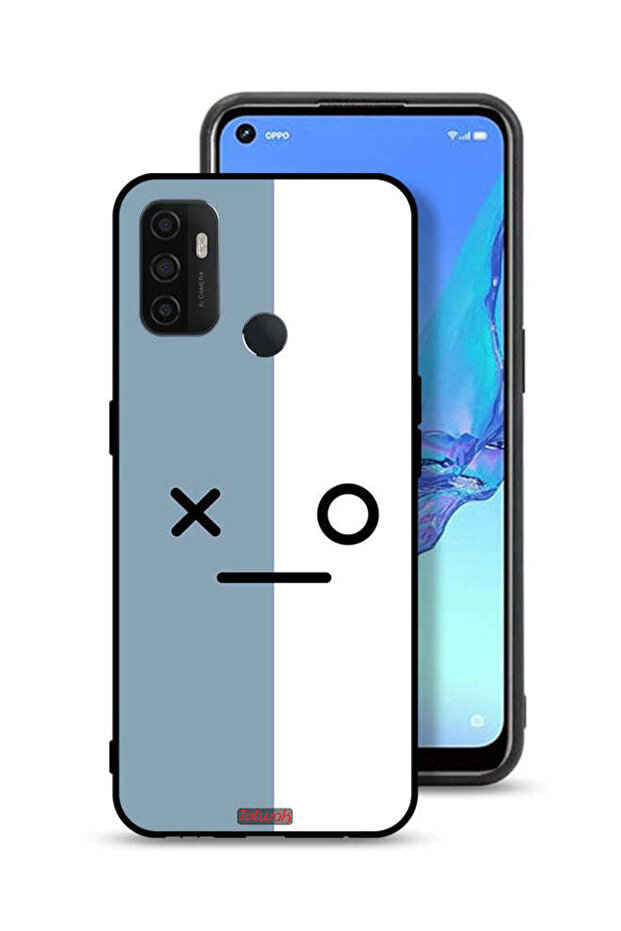 غطاء حماية لهاتف Oppo A11s بأيقونات الوجه