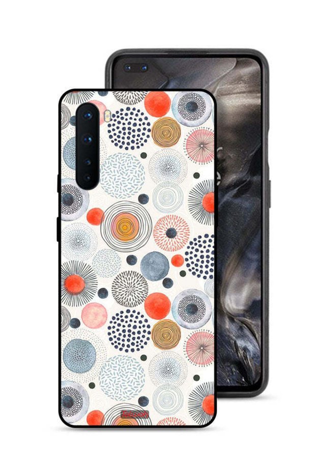 غطاء حماية لهاتف OnePlus Nord بنقشة زهور قطنية