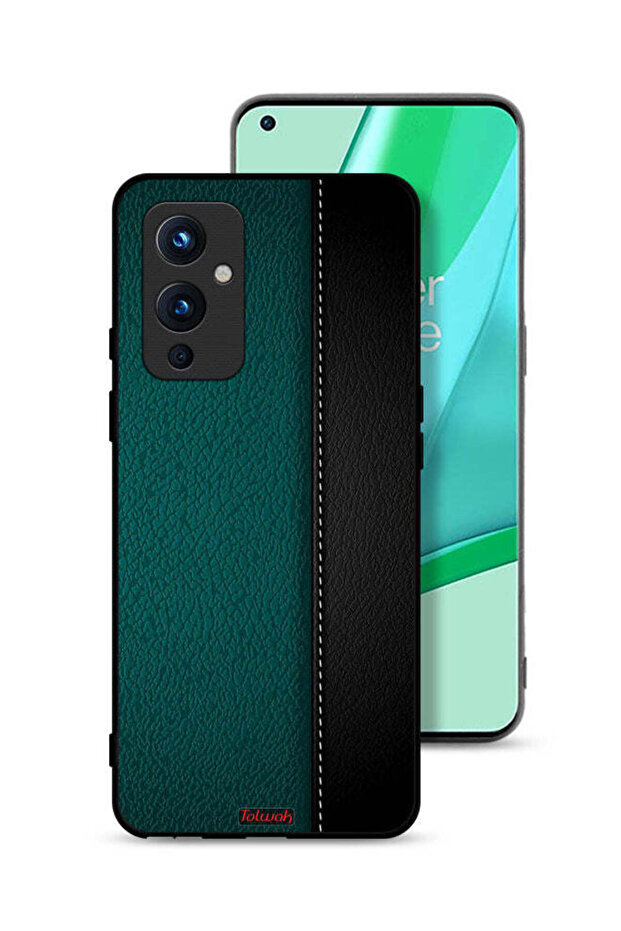 غطاء حماية جلدي بنقشة جلدي لهاتف OnePlus 9 5G