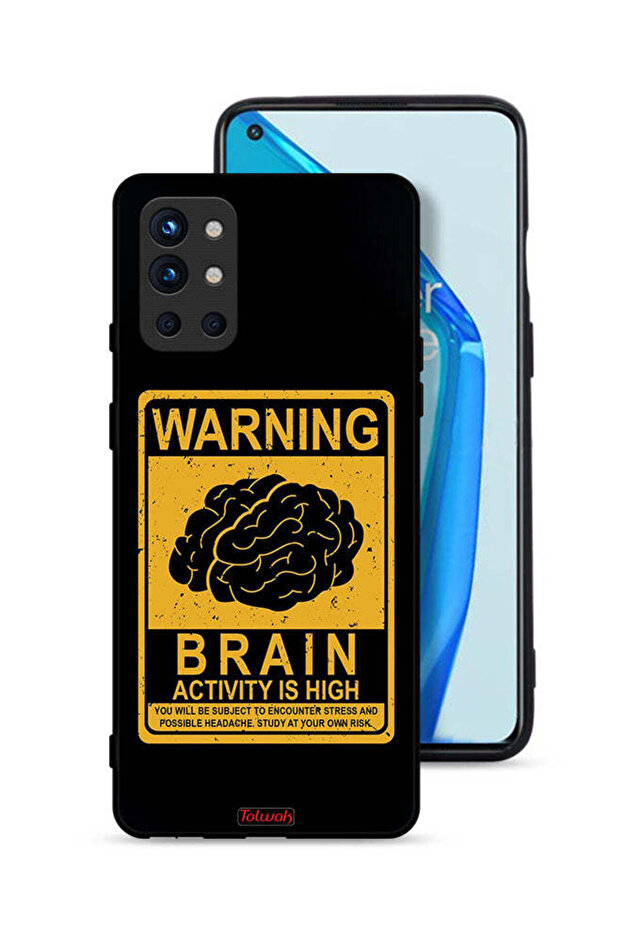 غطاء حماية OnePlus 9R 5G تحذير نشاط الدماغ مرتفع