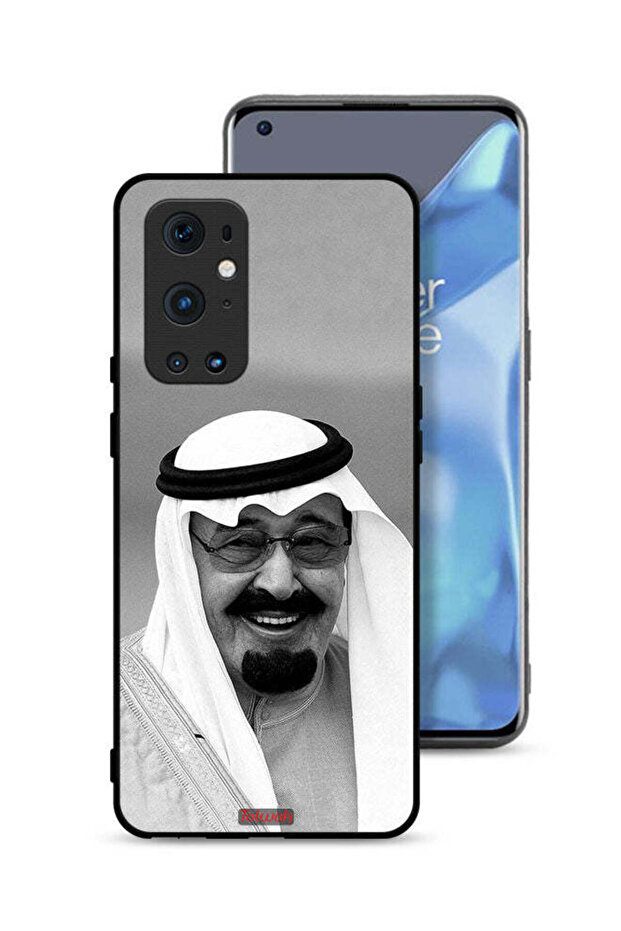 غطاء حماية لهاتف OnePlus 9 Pro 5G صورة الملك عبدالله مبتسمًا