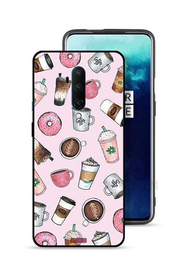 OnePlus 7T Pro Protective Case Cover Coffee Lover Art