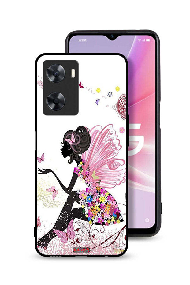 Oppo A77s Protective Case Cover Butterfly Girl Artwork