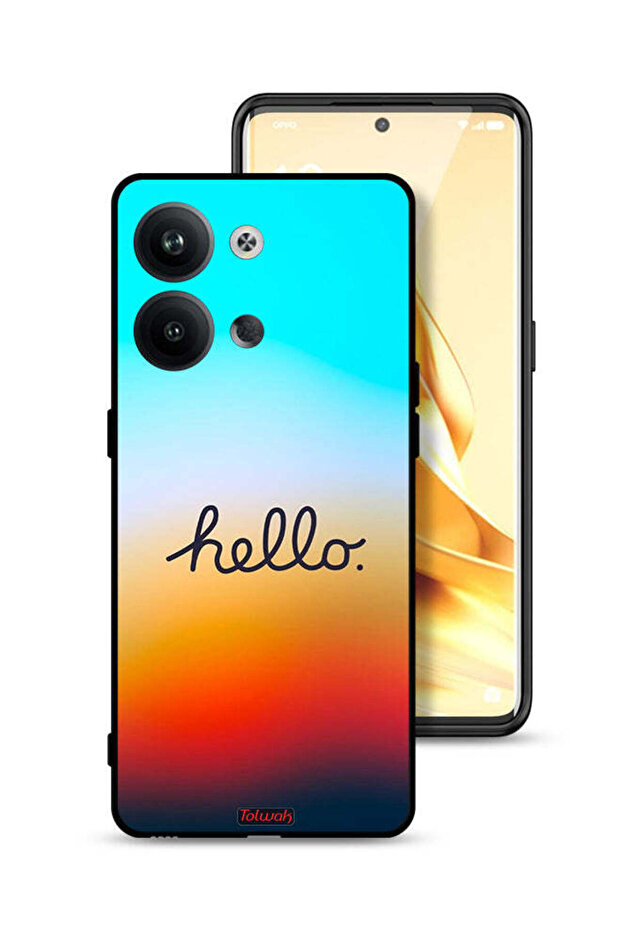 Oppo Reno9 Pro 5G Protective Case Cover Hello