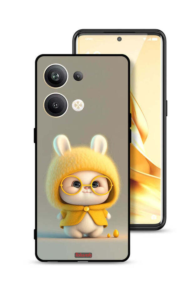 غطاء حماية لهاتف Oppo Reno9 Pro Plus 5G - أرنب صغير
