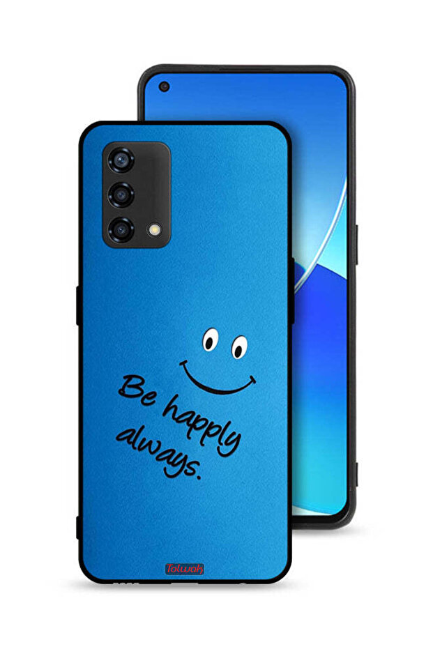 Oppo A95 4G Protective Case Cover Be Happy Always
