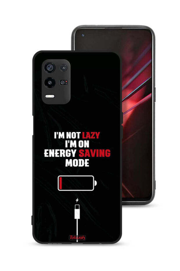 غطاء حماية لهاتف Oppo K9x أنا لست كسولاً، أنا في وضع توفير الطاقة