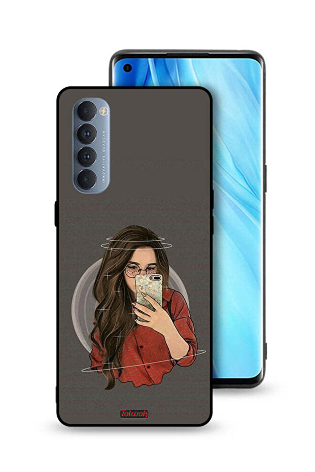 غطاء حماية لهاتف Oppo Reno4 Pro 4G لالتقاط صور سيلفي
