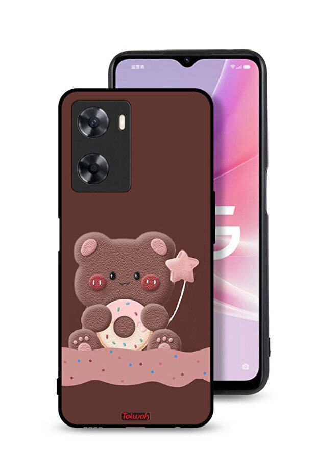 غطاء حماية لهاتف Oppo A57s - دب دونات