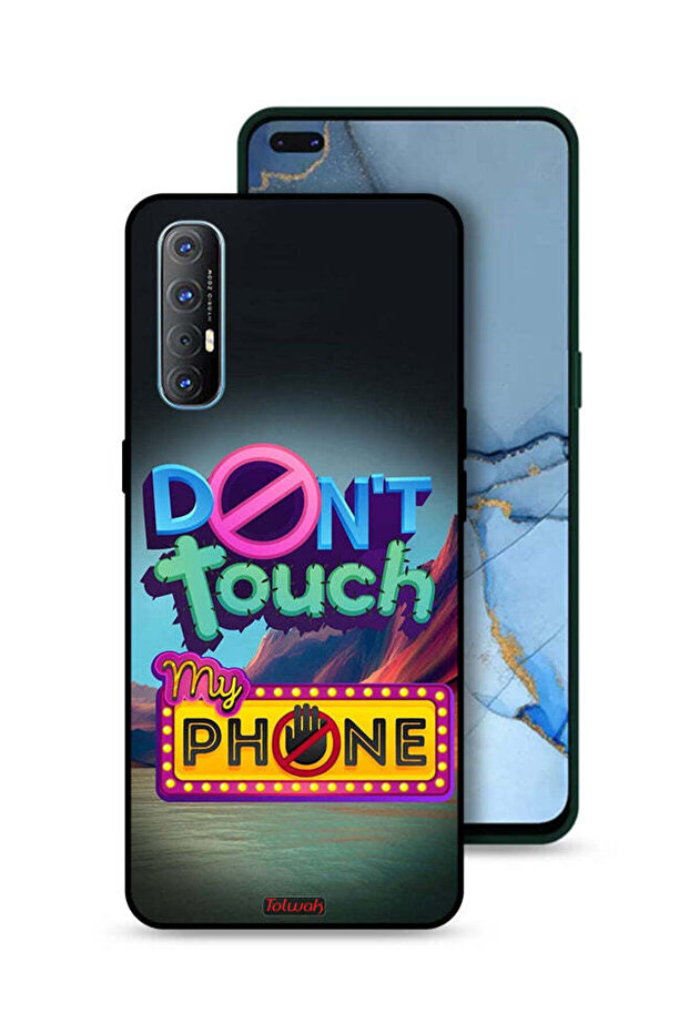 Oppo Reno3 Pro 4G Protective Case Cover Do Not Touch My Phone