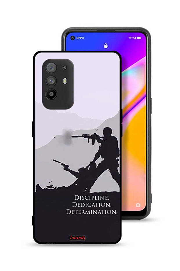 Oppo A95 5G Protective Case Cover Discipline Dedication Determination