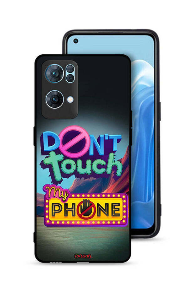 جراب حماية لهاتف Oppo Reno7 Pro 5G - لا تلمس هاتفي