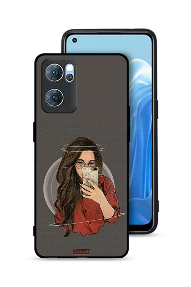 غطاء حماية لهاتف Oppo Reno7 5G لالتقاط صور سيلفي