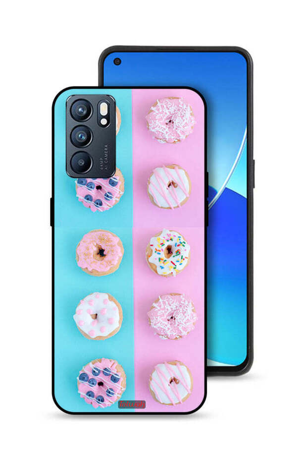 غطاء حماية لهاتف Oppo Reno6 5G - دوناتس هيذر