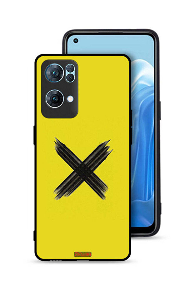 غطاء حماية لهاتف Oppo Reno7 Pro 5G بنمط X - 1