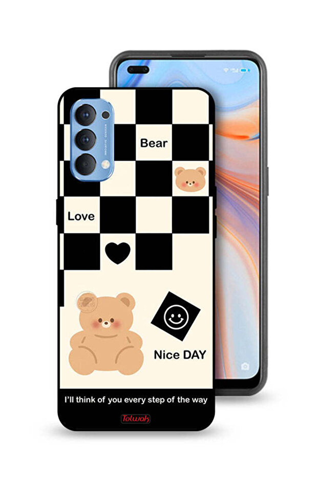 Oppo Reno4 4G Protective Case Cover I Will Think Of You Every Step Of The Way