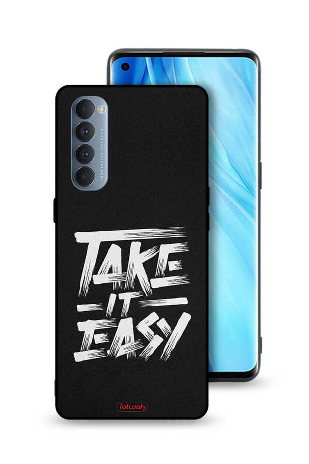 غطاء حماية لهاتف Oppo Reno4 Pro 4G - Take It Easy