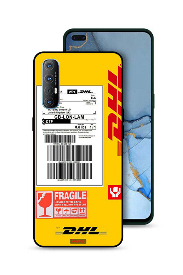 Oppo Reno3 Pro 4G Protective Case Cover Dhl Sticker