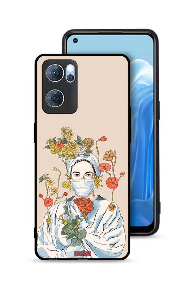 غطاء حماية لهاتف Oppo Reno7 5G بتصميم ممرضة