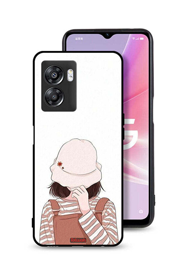 غطاء حماية لهاتف Oppo A57 5G بغطاء للوجه