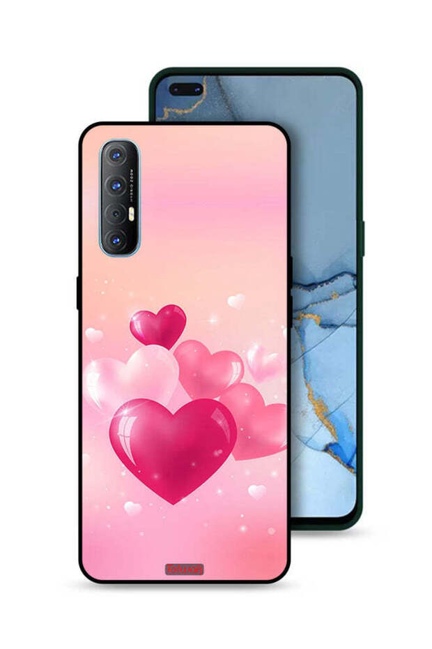 Oppo Reno3 Pro 4G Protective Case Cover Beautiful Hearts Art