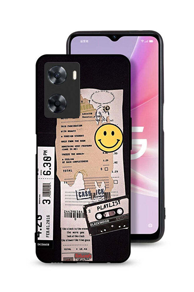 غطاء حماية لجهاز Oppo A57s مع ملصق قائمة تشغيل