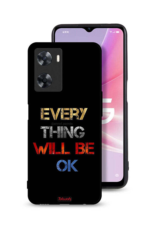 غطاء حماية لهاتف Oppo A77s - كل شيء سيكون على ما يرام