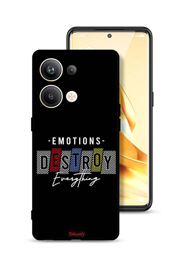 غطاء حماية لهاتف Oppo Reno9 Pro Plus 5G - العواطف تدمر كل شيء