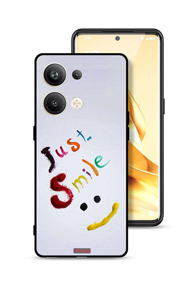 غطاء حماية لهاتف Oppo Reno9 Pro Plus 5G - ابتسامة فقط