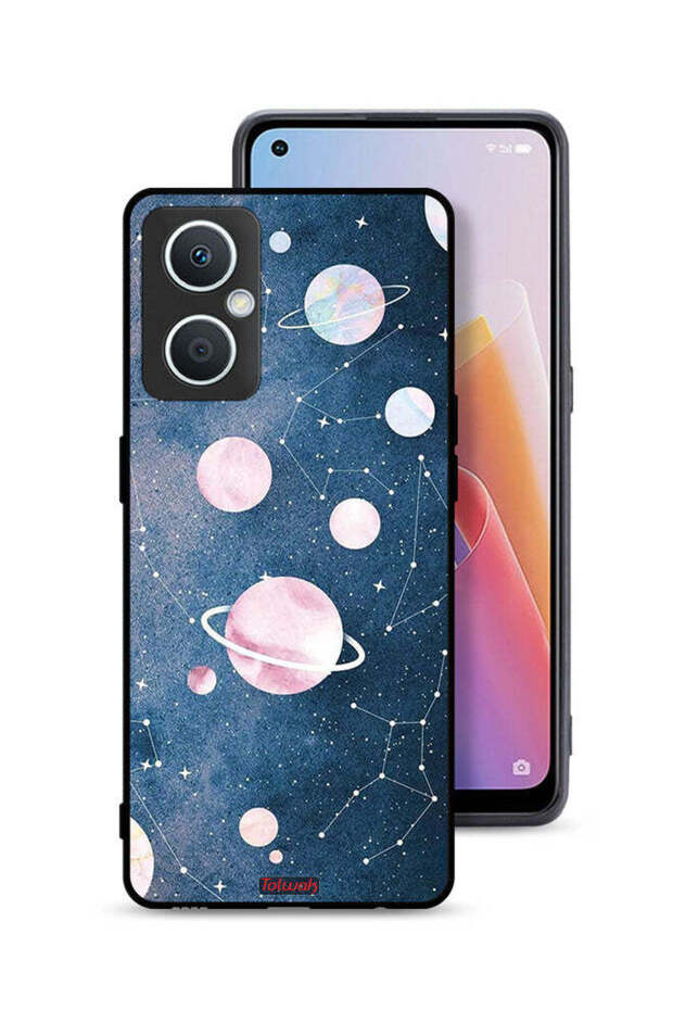 غطاء حماية لهاتف Oppo A96 5G (الصين) بتصميم فن الفضاء