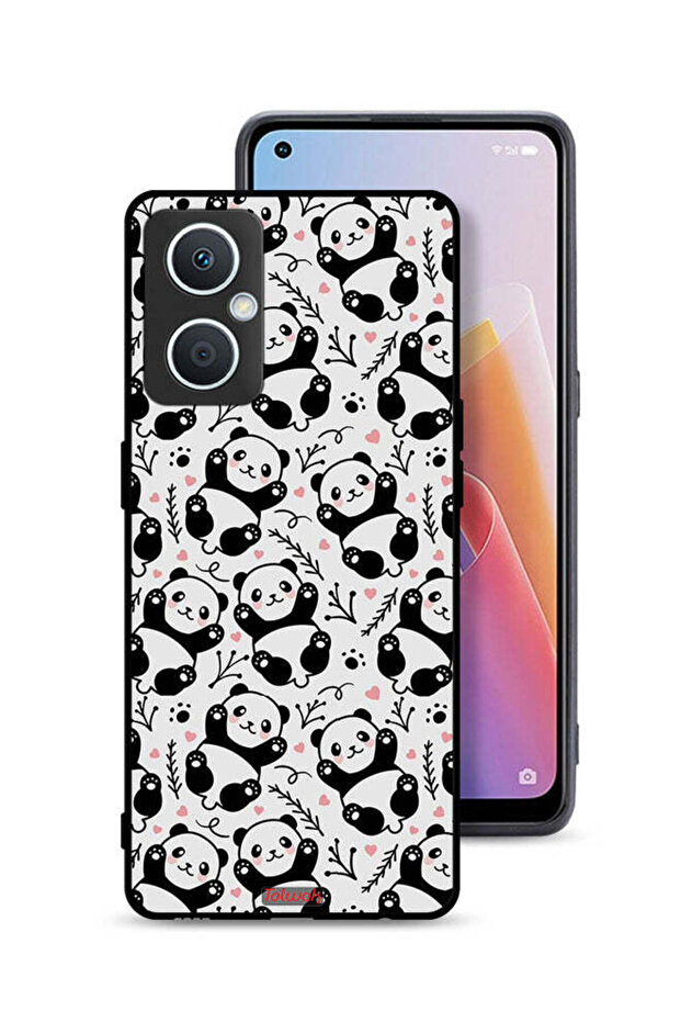 جراب حماية لهاتف Oppo A96 5G (الصين) بنمط باندا