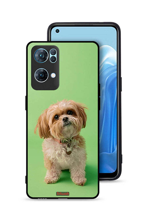 غطاء حماية لهاتف Oppo Reno7 Pro 5G بتصميم جرو لطيف