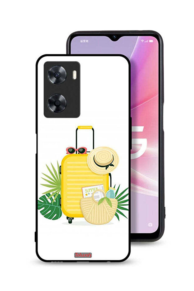 Oppo A77s Protective Case Cover Summer Digital Art