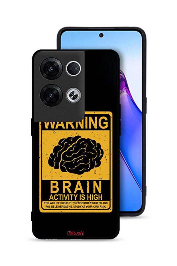 غطاء حماية لهاتف Oppo Reno8 Pro Plus 5G تحذير من ارتفاع نشاط الدماغ