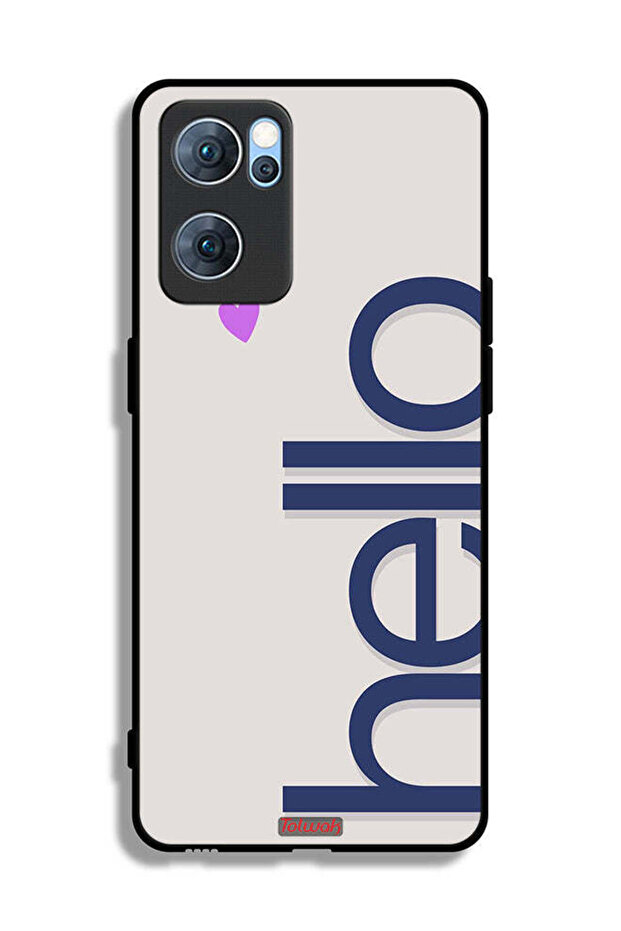 Oppo Reno7 5G Protective Case Cover Hello - 2
