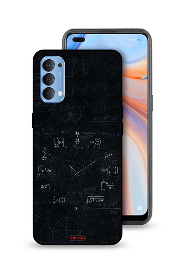 غطاء حماية لهاتف Oppo Reno4 4G بتصميم ساعة رياضية