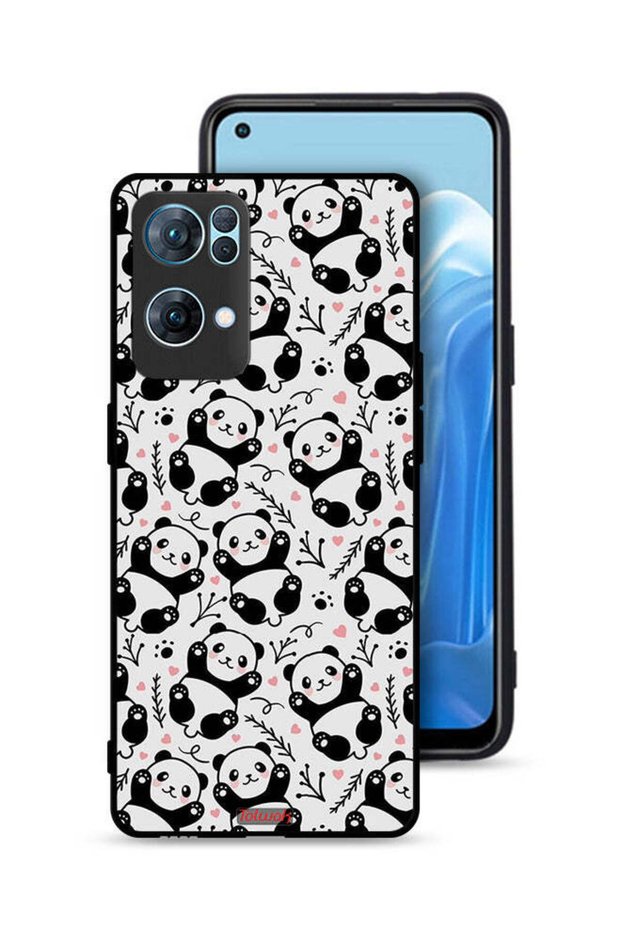 غطاء حماية لهاتف Oppo Reno7 Pro 5G بنمط باندا