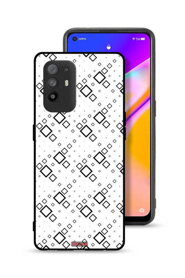 Oppo A95 5G Protective Case Cover Square Abstract Digital Art