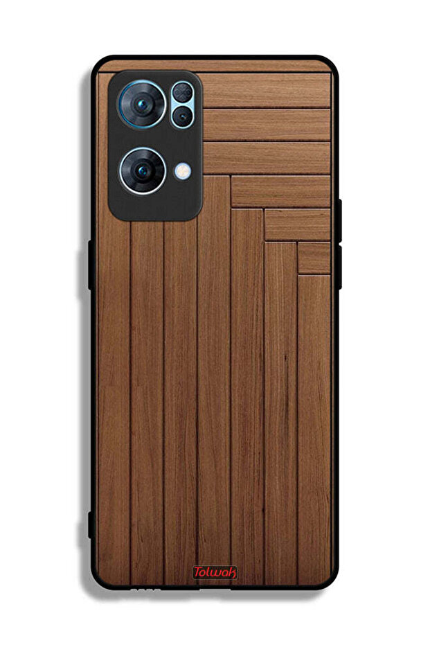 غطاء حماية لهاتف Oppo Reno7 Pro 5G بنمط باب - 2